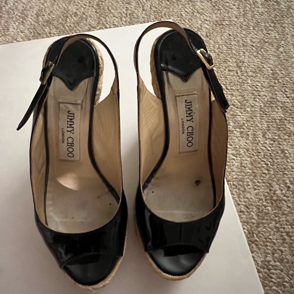 Jimmy Choo Patent Leather Espadrilles - Picture 2 of 4